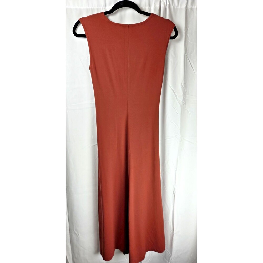 Patagonia Women's Sleeveless Twist Front Maxi Dress Rust Brown Size S - Picture 8 of 8
